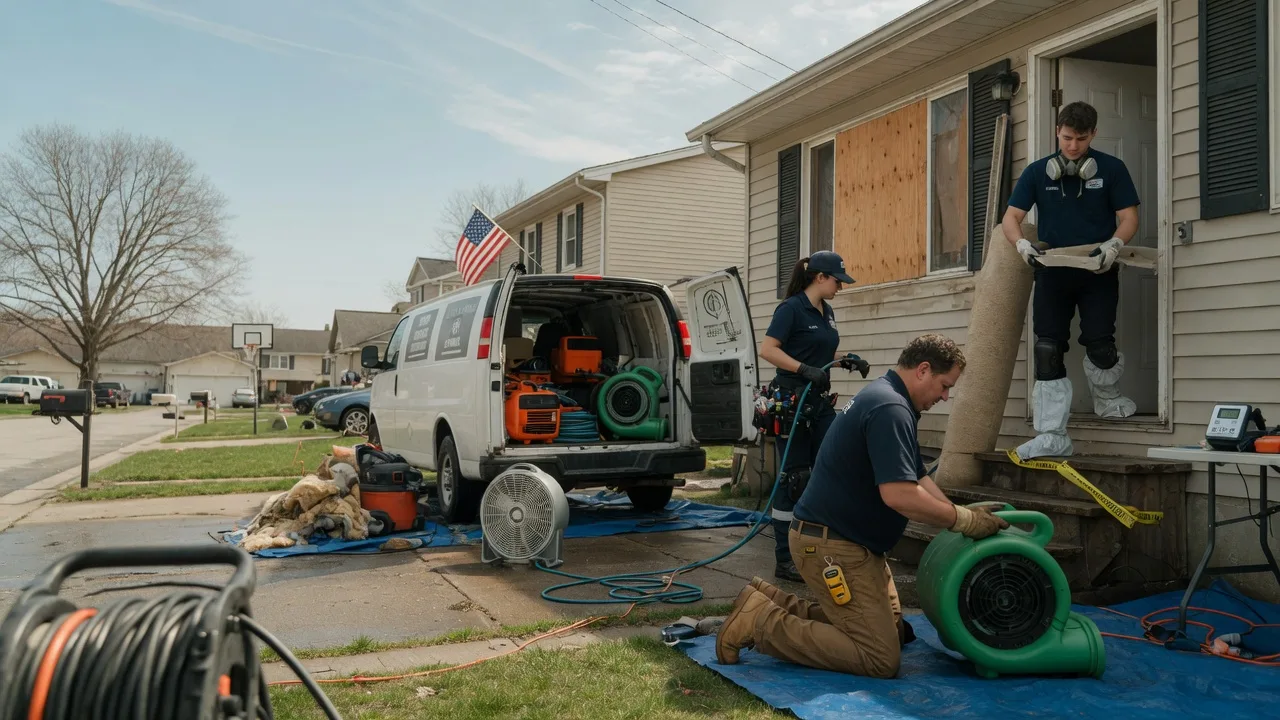 Water Damage Restoration in Ashland, IL near me